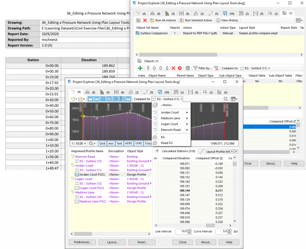 Civil 3d project explorer что это